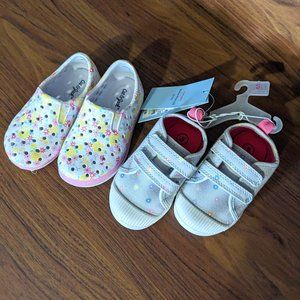 New! Two pairs of Cat & Jack toddler shoes